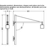 Adjustable LED wall lamp with swing arm Mstow