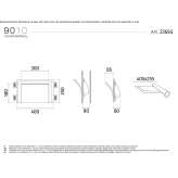 Cristaly® recessed LED wall lamp Euville