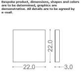 LED wall lamp Slimnic