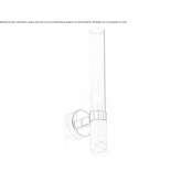 Brass LED wall lamp Cadillac