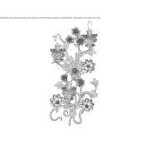 Wrought iron wall lamp Nadvirna