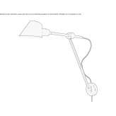 Adjustable aluminum reading lamp Siegburg