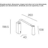 Adjustable LED reading light Rajsko