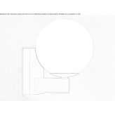 Metal LED wall lamp with a fixed arm Guadix