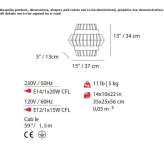 Metal LED wall lamp Rajince