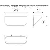 Aluminum LED wall lamp Vrbovec