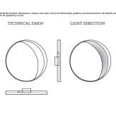 LED wall lamp Boritov