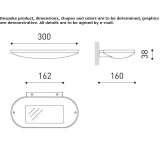 Aluminum LED wall lamp Picerno