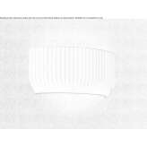 Modern, plaster LED wall lamp Glott