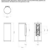 Outdoor LED wall lamp made of stainless steel Tatariv