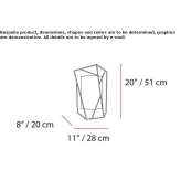 Metal LED wall lamp Jugur