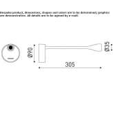 LED reading lamp with swing arm Brisbane