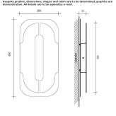 Aluminum LED wall lamp Rozsypne