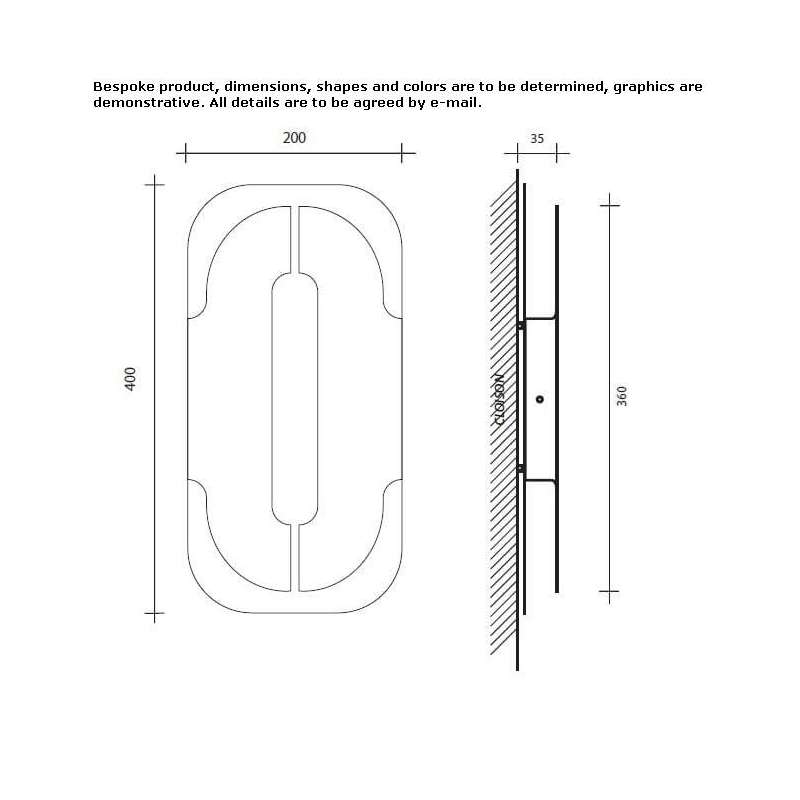 Aluminum LED wall lamp Rozsypne Aluminum LED wall lamp Rozsypne