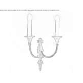 Brown wall lamp Duyure