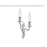 Brown wall lamp Gorbitz