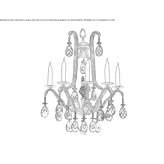 Crystal wall lamp Molos