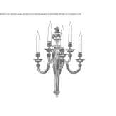 Brown wall lamp Fameck