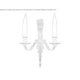 Brown wall lamp Quer