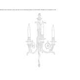 Brown wall lamp Emblem