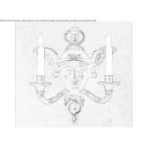 Brown wall lamp Ratten