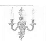 Brown wall lamp Filiates