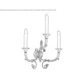 Brown wall lamp Manawa