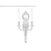 Brown wall lamp Urecho