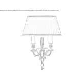 Brązowa lampa ścienna Brieva