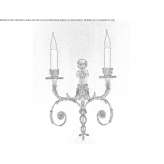 Brown wall lamp Kazar