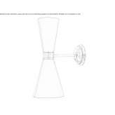 Handmade brass wall lamp Cozieni