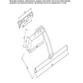 Metal LED wall lamp Akkent