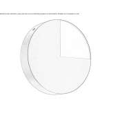 Aluminum LED wall lamp Hornowek
