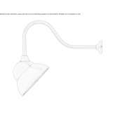 Ręcznie wykonana mosiężna lampa ścienna Bubwith