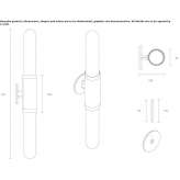 LED wall lamp Ponor