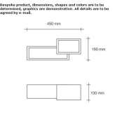 Plaster wall lamp Luitre