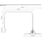 Adjustable ceramic wall lamp Wilsele