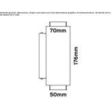 Aluminum wall lamp with dimmable function Norosi
