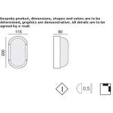 Metalowy kinkiet zewnętrzny/lampa sufitowa zewnętrzna Maarssen