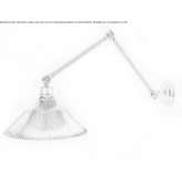 Handmade, adjustable reading lamp Tiszaluc