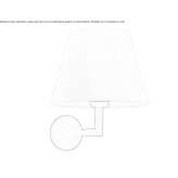 Ręcznie robiona lampa ścienna Nedrow
