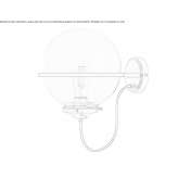 lampa ścienna Sagrado