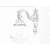 Brass wall lamp Escuzar
