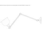 Ręcznie robiona lampa ścienna Kamien