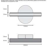 Aluminum LED wall lamp Dvortsy