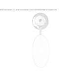 Brass LED wall lamp Ligueil