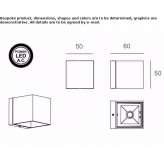 Dimmable LED wall lamp Boise