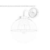 Wall lamp Sageata