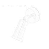 Regulowana mosiężna lampa ścienna LED Bithlo