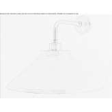 Handmade brass wall lamp Branzi